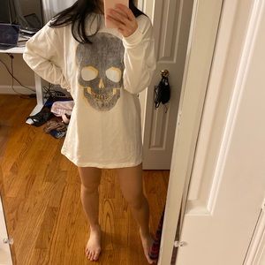 Oversized sweatshirt dress